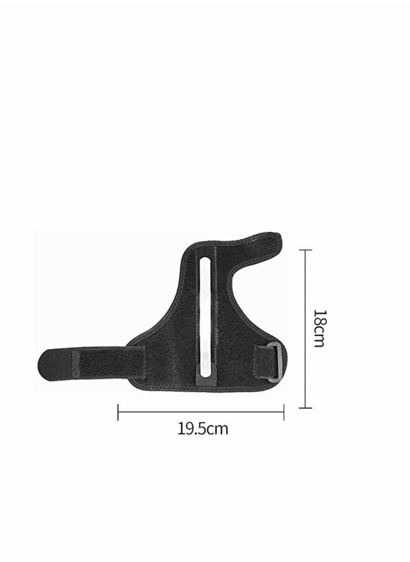 Generic Sports Thumb Brace Protector, Fits Men and Women Left and Right Hand, Splint Support Wrap, Wrist Stabilizer for Carpal Tunnel, Sprains, and Trigger Pain Relief (Black, 1 Pair)  - Image 5