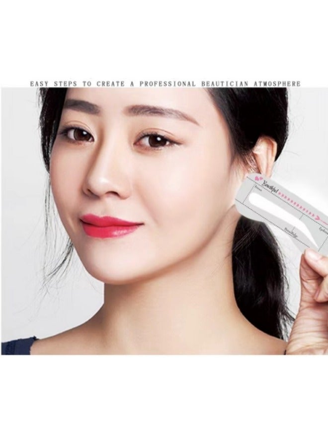 10 نماذج للحواجب، مجموعة استنسل لتشكيل الحواجب - Image 4