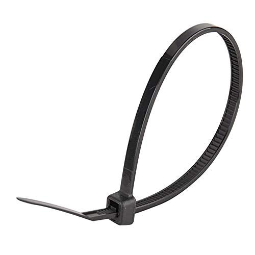 Superun Black Zip Ties 6 Inch, 40 Lbs Tensile Strength Wire Ties (Industrial Grade Cable Ties) Pack of 1000 - Image 2