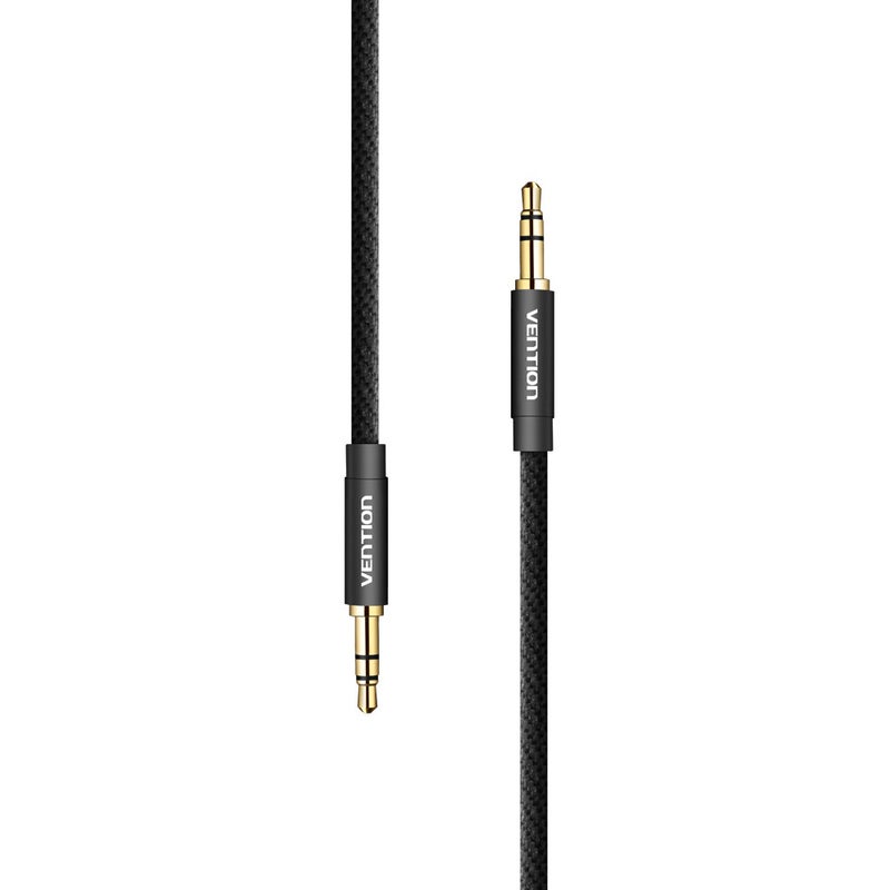 VENTION 3.5mm AUX Car-Mounted Audio Cable Black - Image 1