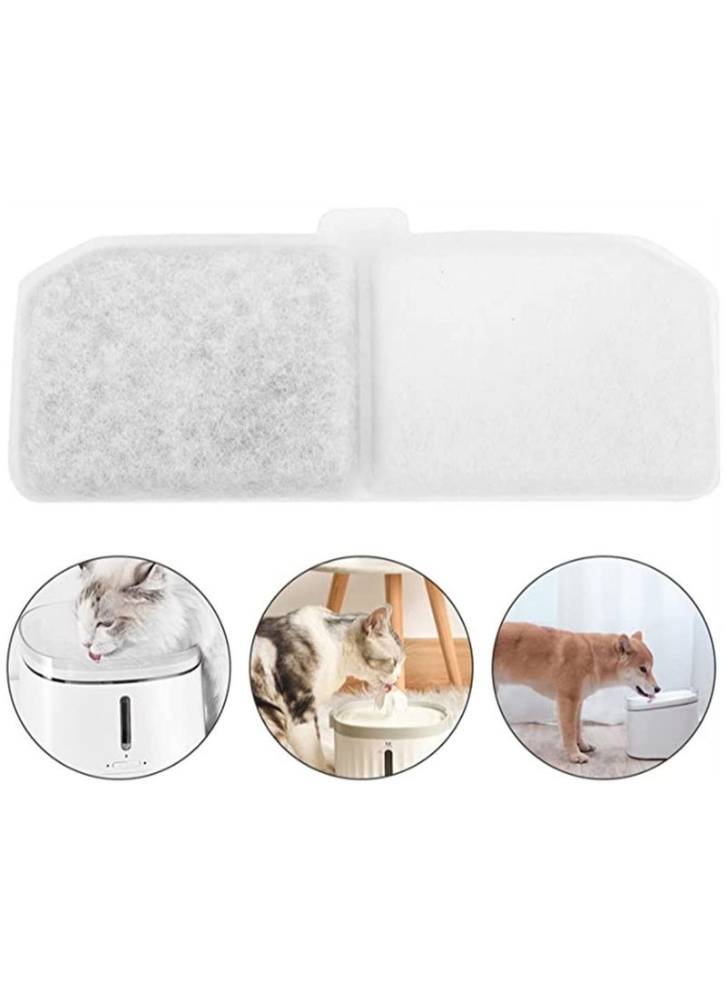 SYOSI Pet Drinking Water Filter Cotton, SYOSI Pet Water Fountain Replacement Filter Activated Carbon for Automatic Pet Water Dispenser for Cats Dogs, 10Pcs - Image 3