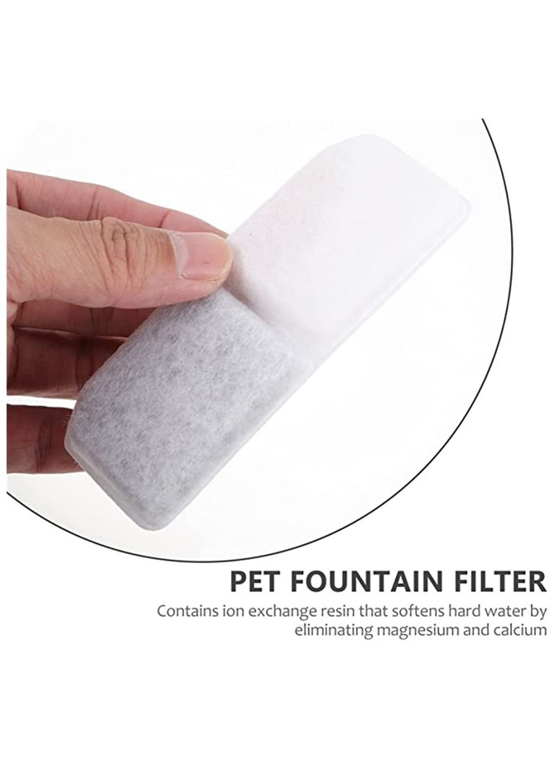 SYOSI Pet Drinking Water Filter Cotton, SYOSI Pet Water Fountain Replacement Filter Activated Carbon for Automatic Pet Water Dispenser for Cats Dogs, 10Pcs - Image 5