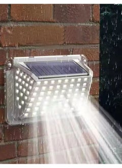 Excefore Outdoor Solar Light, LED Solar Light 120° Super Bright Solar Wall Light with Motion Detector, IP65 Waterproof Garden Security Wall Light,  (Energy Class A+++)(A) [Energy Class E]  - Image 1