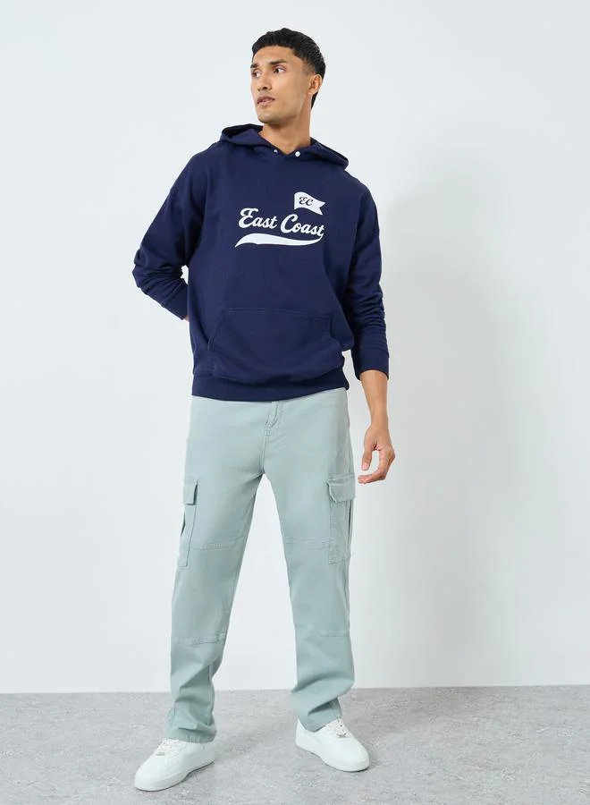 Styli Loose Fit Utility Cargo Jeans