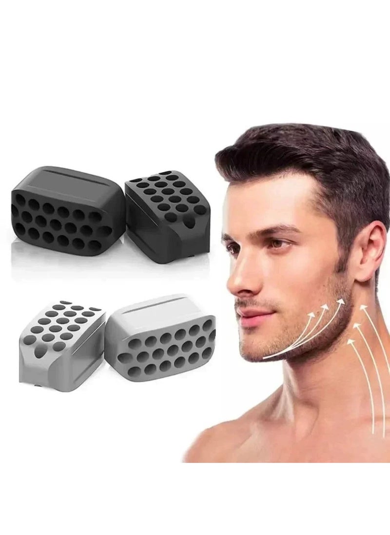 Generic 2 masseter jaw and jaw trainers, silicone chewing trainer for facial muscles for fitness  - Image 2