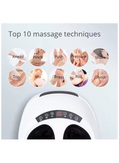 Hihonor Electric Foot Massager Heating Therapy Shiatsu With Deep Kneading Roller Air Compression Massage Machine Health Care, Relax Tired & Sore Toes with Heat Therapy, Adjustable Massage Levels  - Image 2
