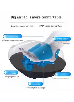 Hihonor Electric Foot Massager Heating Therapy Shiatsu With Deep Kneading Roller Air Compression Massage Machine Health Care, Relax Tired & Sore Toes with Heat Therapy, Adjustable Massage Levels  - Image 3