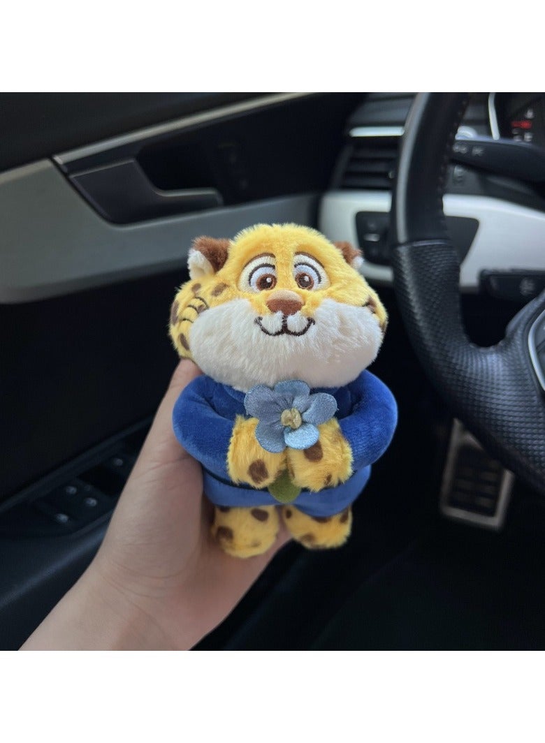general Car interior decorations bouquet leopard police officer car pocket decoration doll car turn signal ornaments can be used as new car gifts - Image 2