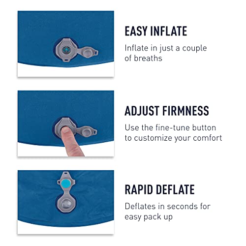 Sea to Summit Aeros Premium Inflatable Travel Pillow, Regular (13.4 x 9.4), Lime - Image 3