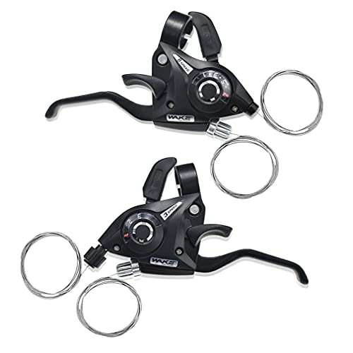 BESNIN Shifter and Brake Combo 1 Pair 3x8 24Speed Speed Left/Right Brake Shifter Lever Set for Most of Bike (3x8 24speed) - Image 1