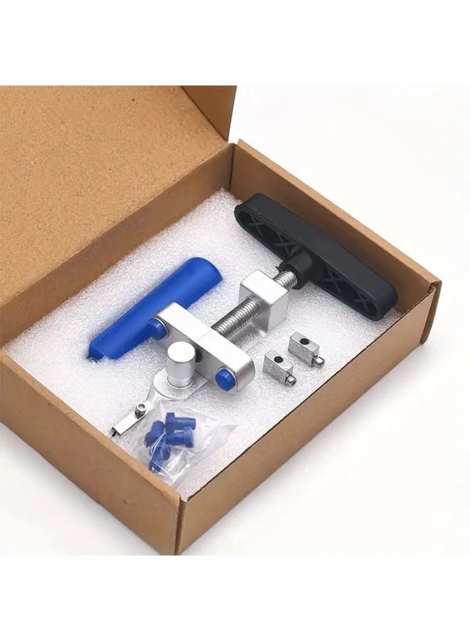 2 In 1 Manual Tile Cutter With Diamond Roller Wheel Silvery Ergonomic Handle - Image 1