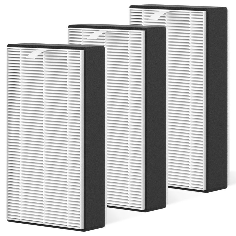 3 عبوات فلتر استبدال F1 متوافق مع سلسلة 3M Filtrete C01 T02 FAPC01F1FAPT02F1 FAPC01BAG1 و FAPT02WAG1 لجزء جهاز تنقية الهواء FAPFF12P