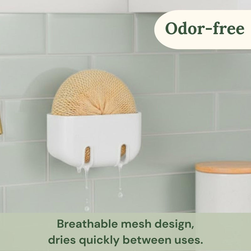 JUMI Dish Scrubber for Dishes â€“ Breezi Mesh Dish Cloth, 3-Pack, Non-Scratch, Multi-Purpose, Fast-Drying, Odor-Free, Scrubbies for Dishes. Kitchen Sponges, Sponges Kitchen, Dish Sponge Alternative - Image 3