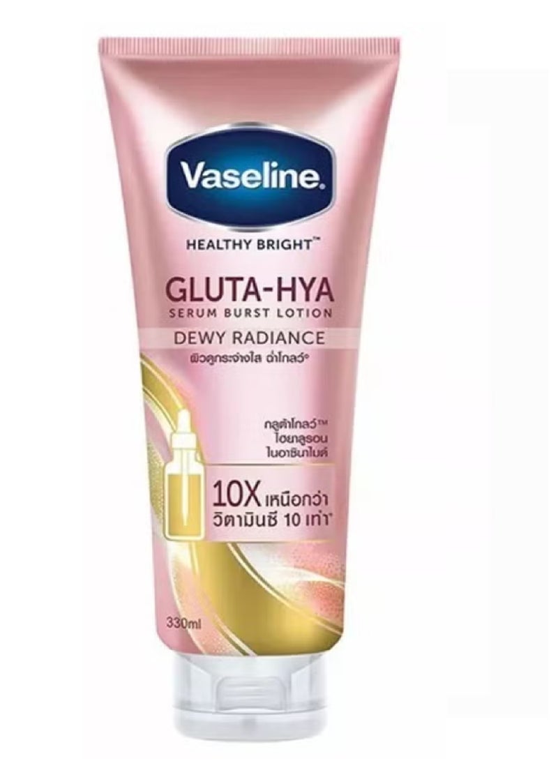 VASELINE GLUTA-HYA SERUM BURST LOTION(DEWY RADIANCE) 330ML