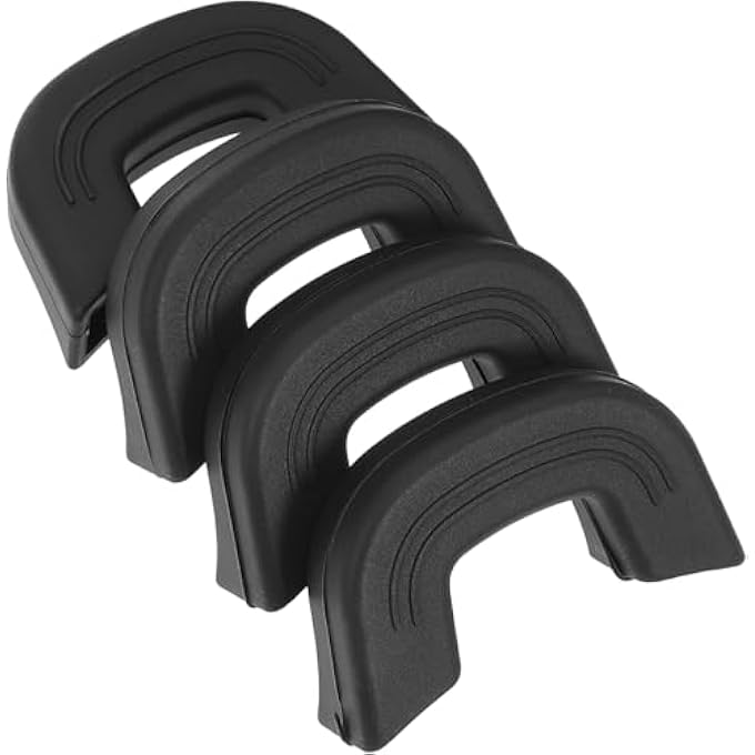 SAHENITEANA 4 قطع من أقراط الأواني، أكمام مقبض مقاومة للحرارة، أدوات مطبخ، أواني سيليكون، مقبض سيليكون، أكمام مقبض غير قابلة للانزلاق، أكمام مقبض مقاومة للحرارة، مقبض غير قابل للانزلاق - Image 1