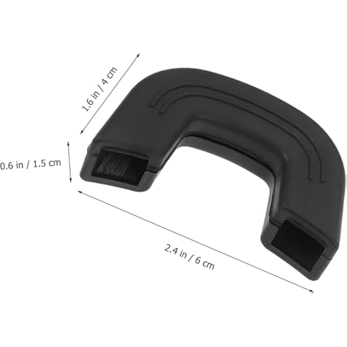 SAHENITEANA 4 قطع من أقراط الأواني، أكمام مقبض مقاومة للحرارة، أدوات مطبخ، أواني سيليكون، مقبض سيليكون، أكمام مقبض غير قابلة للانزلاق، أكمام مقبض مقاومة للحرارة، مقبض غير قابل للانزلاق - Image 3