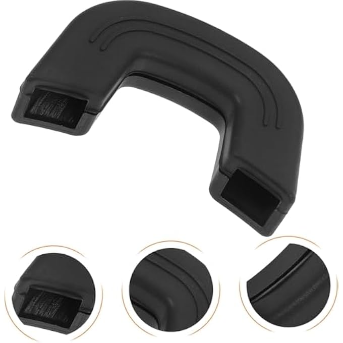 SAHENITEANA 4 قطع من أقراط الأواني، أكمام مقبض مقاومة للحرارة، أدوات مطبخ، أواني سيليكون، مقبض سيليكون، أكمام مقبض غير قابلة للانزلاق، أكمام مقبض مقاومة للحرارة، مقبض غير قابل للانزلاق - Image 5