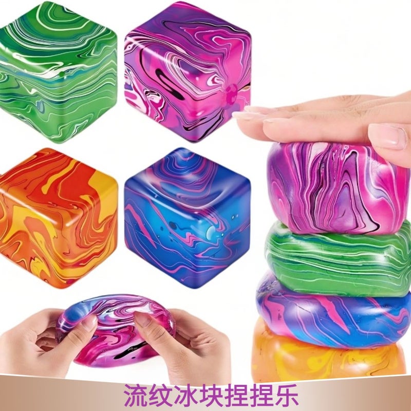Needoh Style Ice Cube Squishy Stress Relief Toy - Image 2