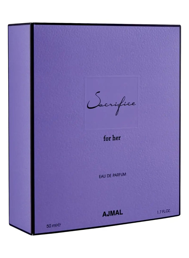 Ajmal Sacrifice For Her Eau De Parfum For Women - 50 ML - Image 2