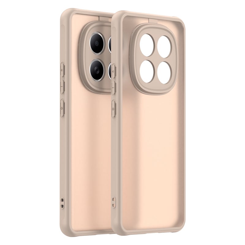 Scratch Resistant TPU Case + PC for Redmi Note 15 Pro with Matte Finish and Kickstand and Strong Magnetic in Desert Gold - Image 1