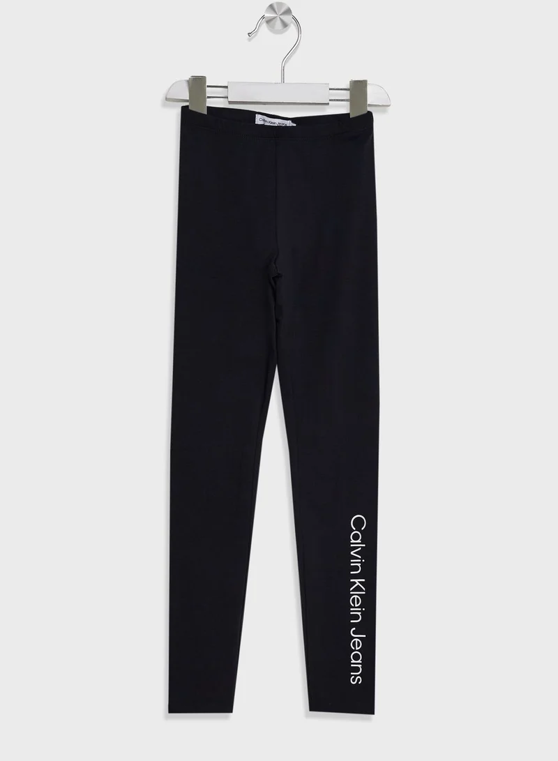 Calvin Klein Jeans Kids Logo Hoodie & Leggings Set