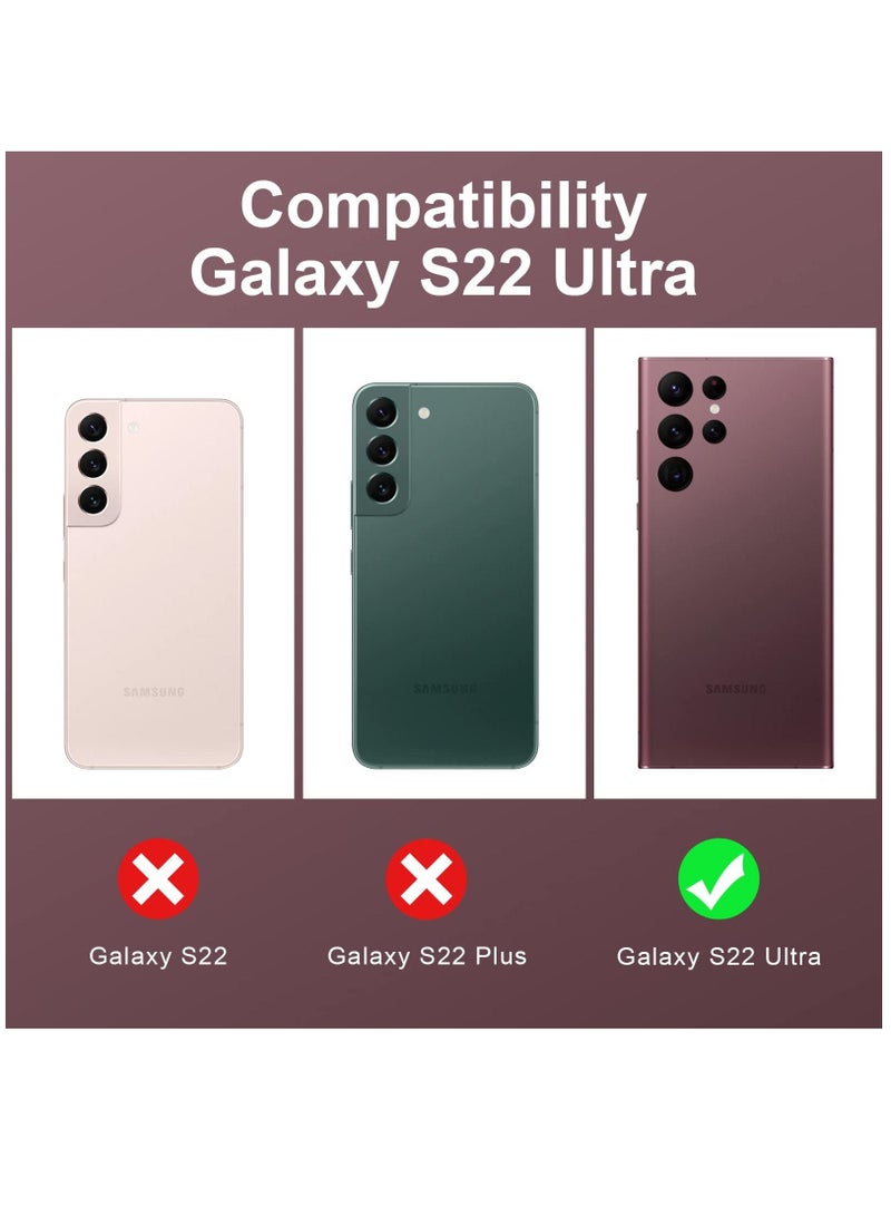 Houmt Clear Case Cover Compatible with Samsung Galaxy S22 Ultra, Support Wireless Charging Soft Transparent and Back Tpu for Galaxy S22 Ultra 5G 6.8 inch - Image 5