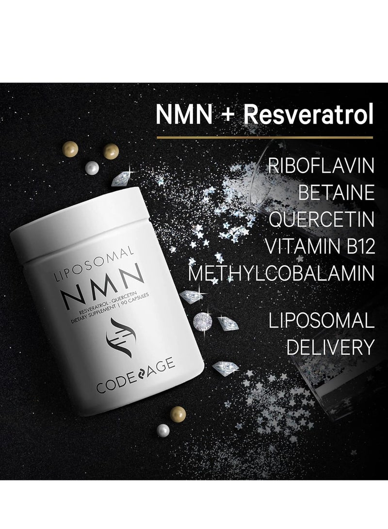 Codeage Liposomal NMN Supplement 90 Capsules 30 Servings - Image 3