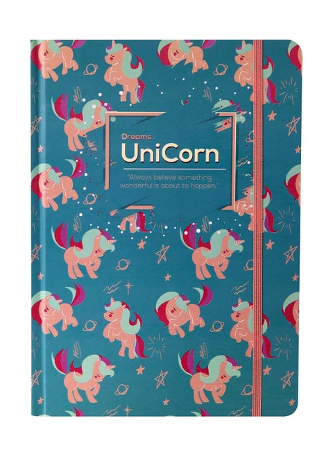 Unicorn Notebook Hard Cover A5