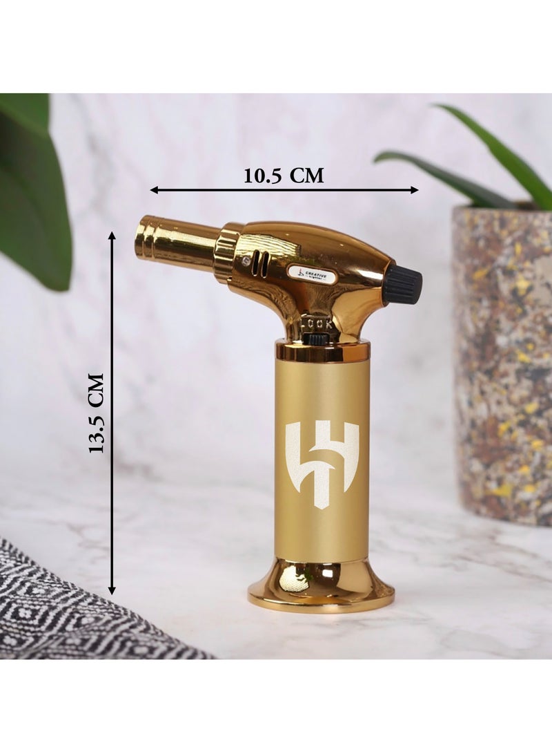 Story Of Candle Al Hilal, a luxurious multi-purpose golden Hilali lighter for charcoal, incense, and more - Image 2