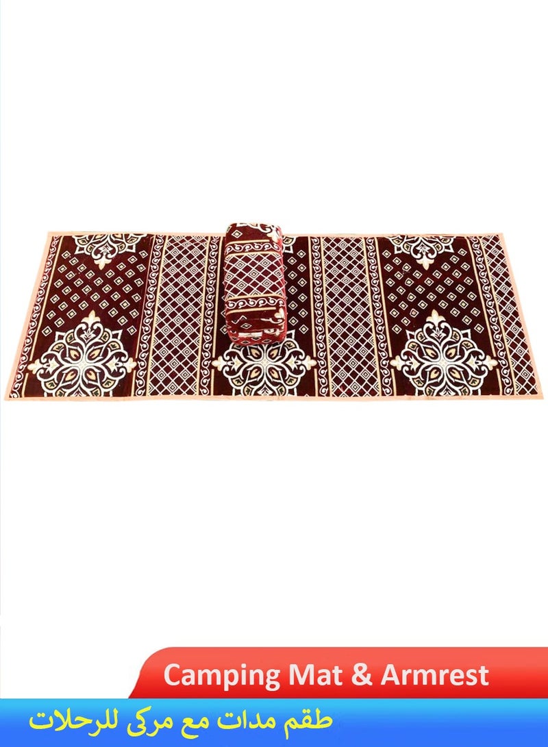 ISHWAZ Camping Floor Mat and Armrest Set for Trips, Padded, Comfortable, Durable, Lightweight, Waterproof, Camping Carpet, Hiking Mat, Versatile for Outdoor Travel and Adventures - Image 1