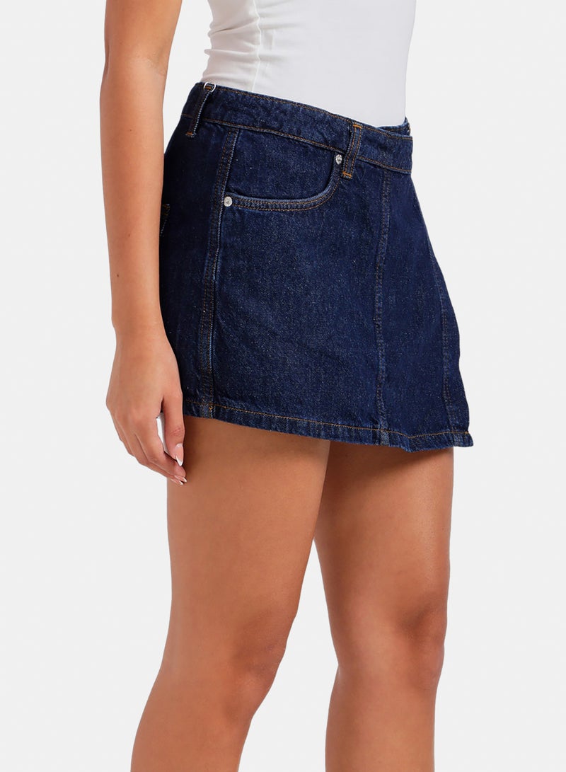 Carina Denim Beach Skorts - Image 2