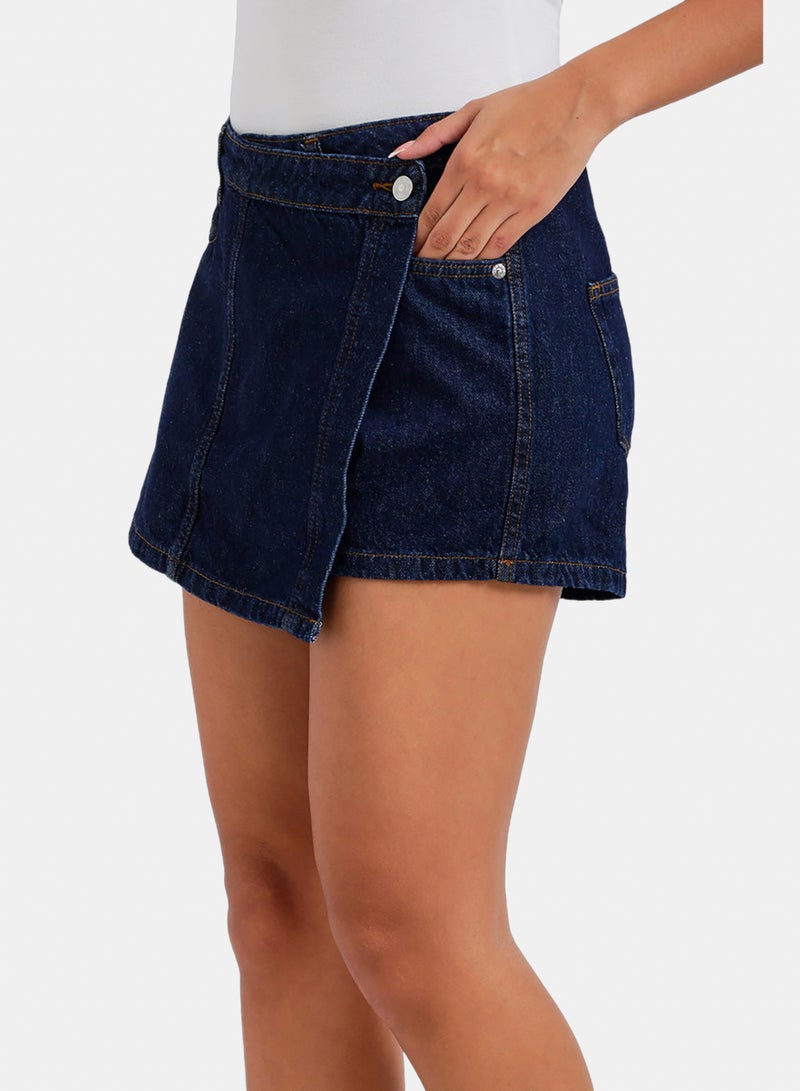 Carina Denim Beach Skorts - Image 3