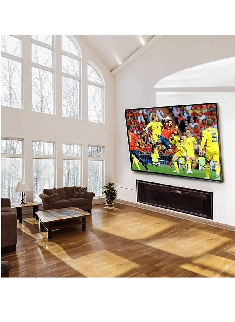 Generic - TV Wall Mount 26-75" Fixed TV Wall Mount Bracket, Universal Tilt TV Heavy Duty Wall Mount Adjustable TV Stand for LED/LCD/OLED Plasma TV with Super Strong 50kg Weight Capacity VESA up To 700x400 - Image 1