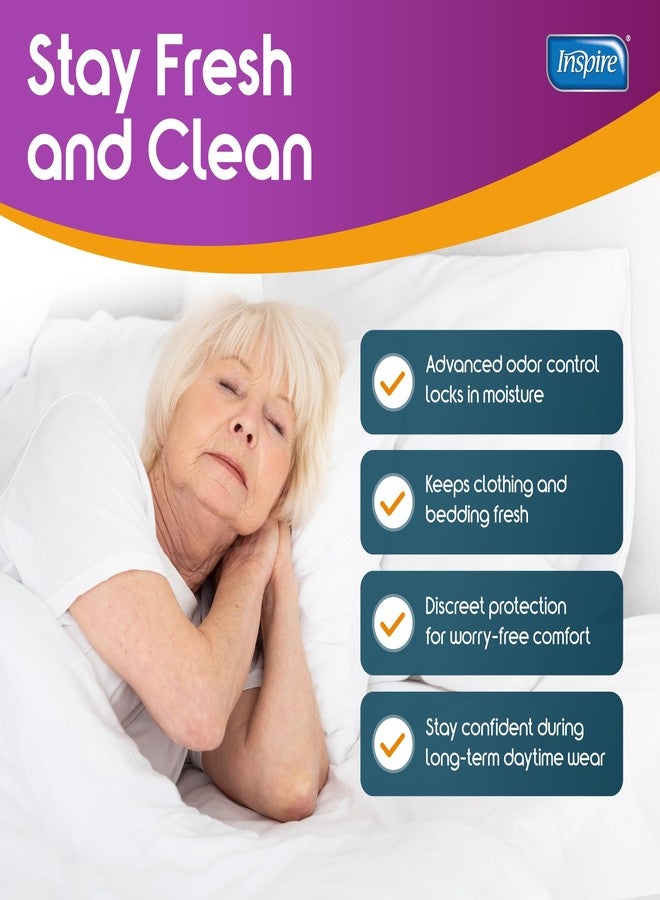 إنسباير حفاضات إنسباير للبالغين، للنساء والرجال - أقصى امتصاص | ملابس داخلية فائقة الامتصاص والجفاف، مناسبة لمرضى سلس البول، للنساء والرجال | حفاضات مانعة للتسرب، للاستخدام أثناء الليل أو النهار، للأطفال ذوي الوزن الثقيل - Image 4