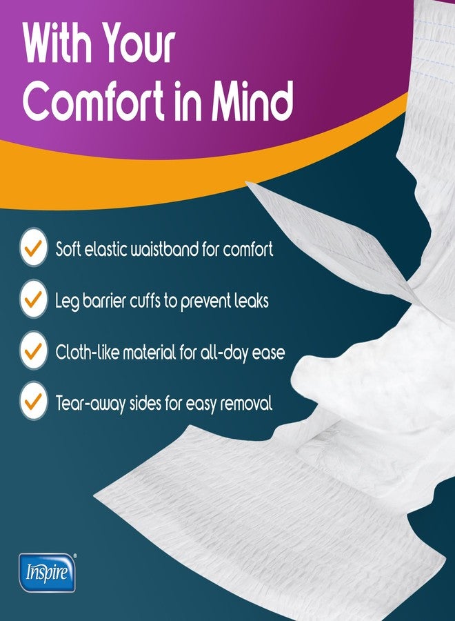 إنسباير حفاضات إنسباير للبالغين، للنساء والرجال - أقصى امتصاص | ملابس داخلية فائقة الامتصاص والجفاف، مناسبة لمرضى سلس البول، للنساء والرجال | حفاضات مانعة للتسرب، للاستخدام أثناء الليل أو النهار، للأطفال ذوي الوزن الثقيل - Image 3