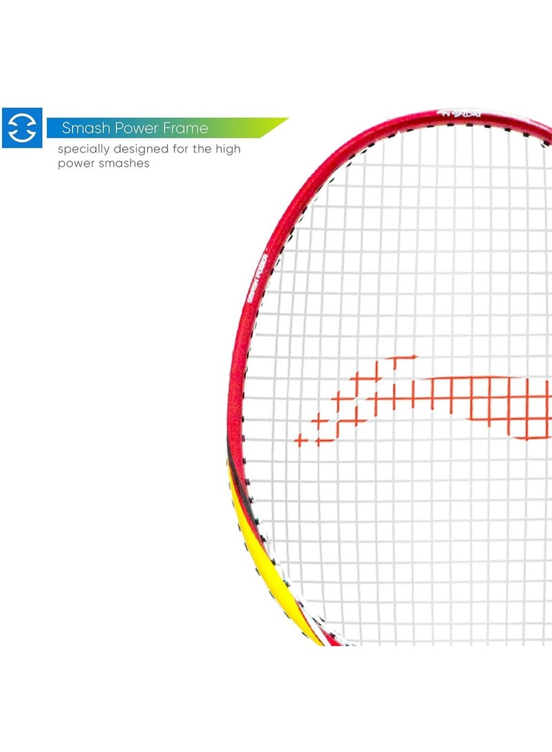 Li-Ning XP 901 - PV SINDHU Signature Series Aluminium Strung Badminton Racket with Full Racket Cover| For Beginners | 95 grams | Maximum String Tension - 20lbs - Image 4