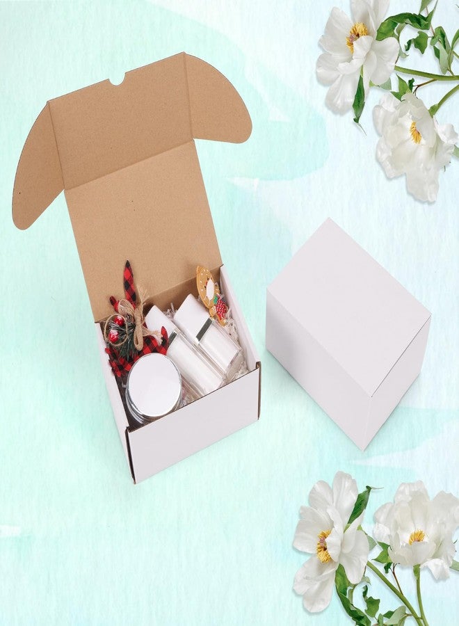 WIFTREY 7x5x4 Small Shipping Boxes Set of 40, White Corrugated Cardboard Box Shipping Box for Packaging Small Business, Moving, Mailing - Image 5