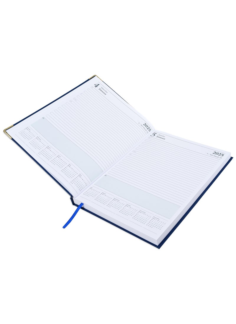 FIS FIS A4 Diary 2025 English (Golden Corners) Blue - FSDI42E25BL  - Image 2