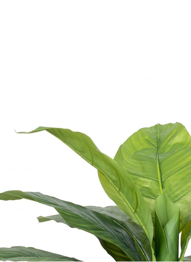co arma - Artificial tree simulated banana leaf tree with copper pillar, 90 cm high - Image 1