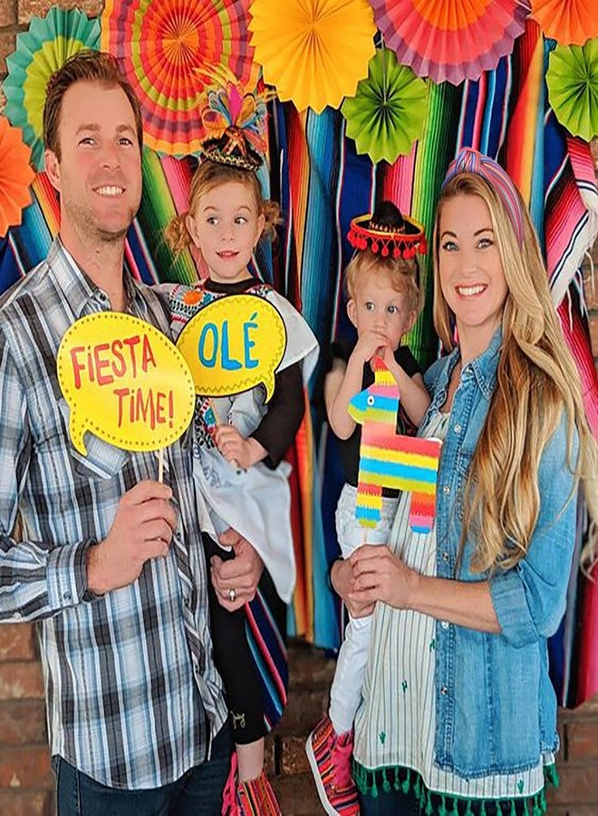 PHALIN Cinco De Mayo Headband for Women Mexican Headbands Colorful Fiesta Pinata Cactus Chili Pepper Sombrero Knotted Headband Fiesta Mexican Hair Accessories Outfits Party Decorations (Style 6) - Image 2