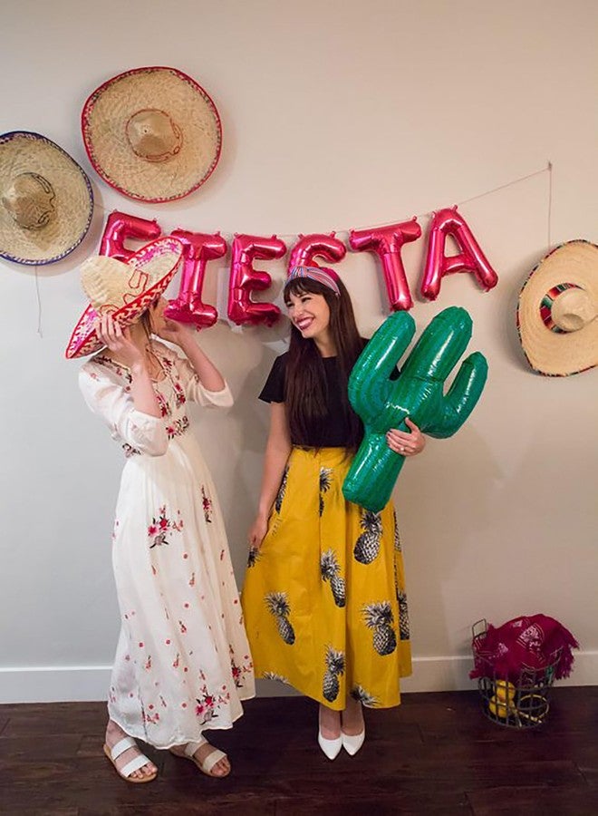 PHALIN Cinco De Mayo Headband for Women Mexican Headbands Colorful Fiesta Pinata Cactus Chili Pepper Sombrero Knotted Headband Fiesta Mexican Hair Accessories Outfits Party Decorations (Style 6) - Image 3