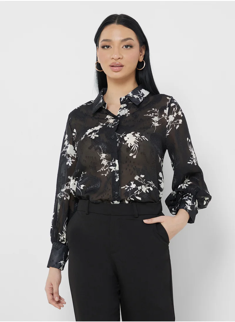 ايلا Floral Print Shirt