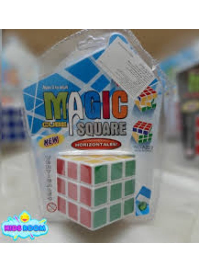 لغز مكعب سحري مربع 5.6 سم للأطفال والكبار - لعبة أحجية أفقية ورأسية 80 جرام - Image 4