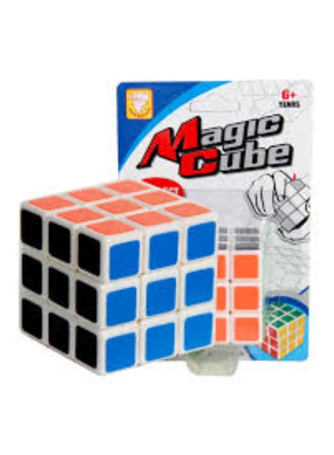 لغز مكعب سحري مربع 5.6 سم للأطفال والكبار - لعبة أحجية أفقية ورأسية 80 جرام - Image 1