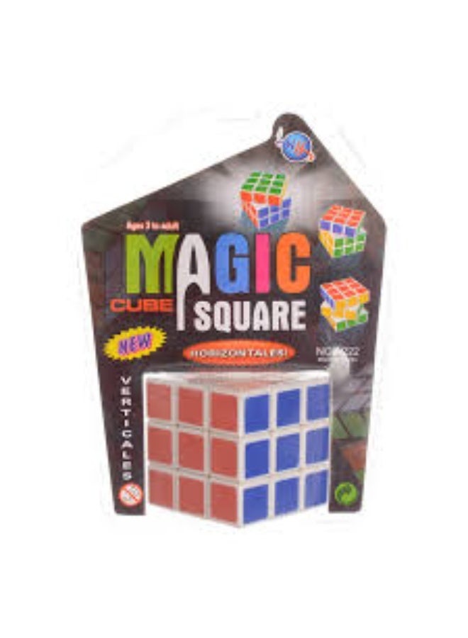 لغز مكعب سحري مربع 5.6 سم للأطفال والكبار - لعبة أحجية أفقية ورأسية 80 جرام - Image 5
