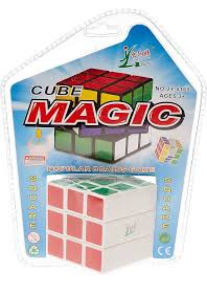 لغز مكعب سحري مربع 5.6 سم للأطفال والكبار - لعبة أحجية أفقية ورأسية 80 جرام - Image 2