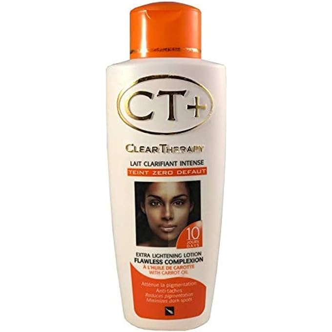 ct clear therapy CT+ Clear Therapy LIGHTENING BODY LOTION CARROT 500ml - Image 1