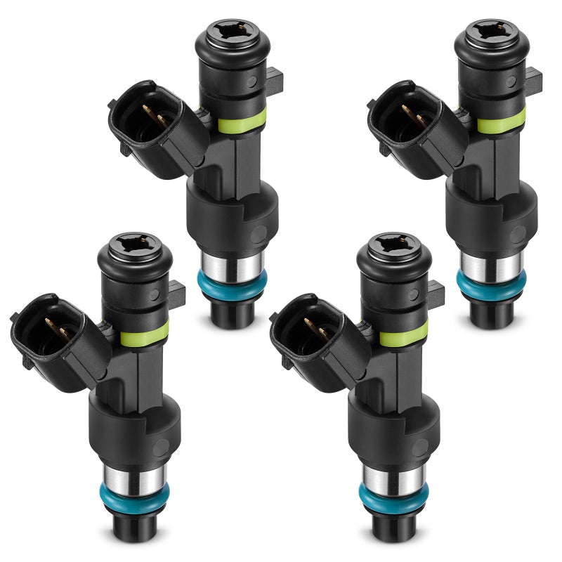 BDFHYK Fuel Injector 16600EN200 Compatible with 20072012 Nissan Cube NV200 Sentra Versa 18L 20L l4 Trucks Replacement Kit FBY2850 FJ1056 2971006 84212343 FIJ0026 67663 Fuel Injectors Set of 4 - Image 2