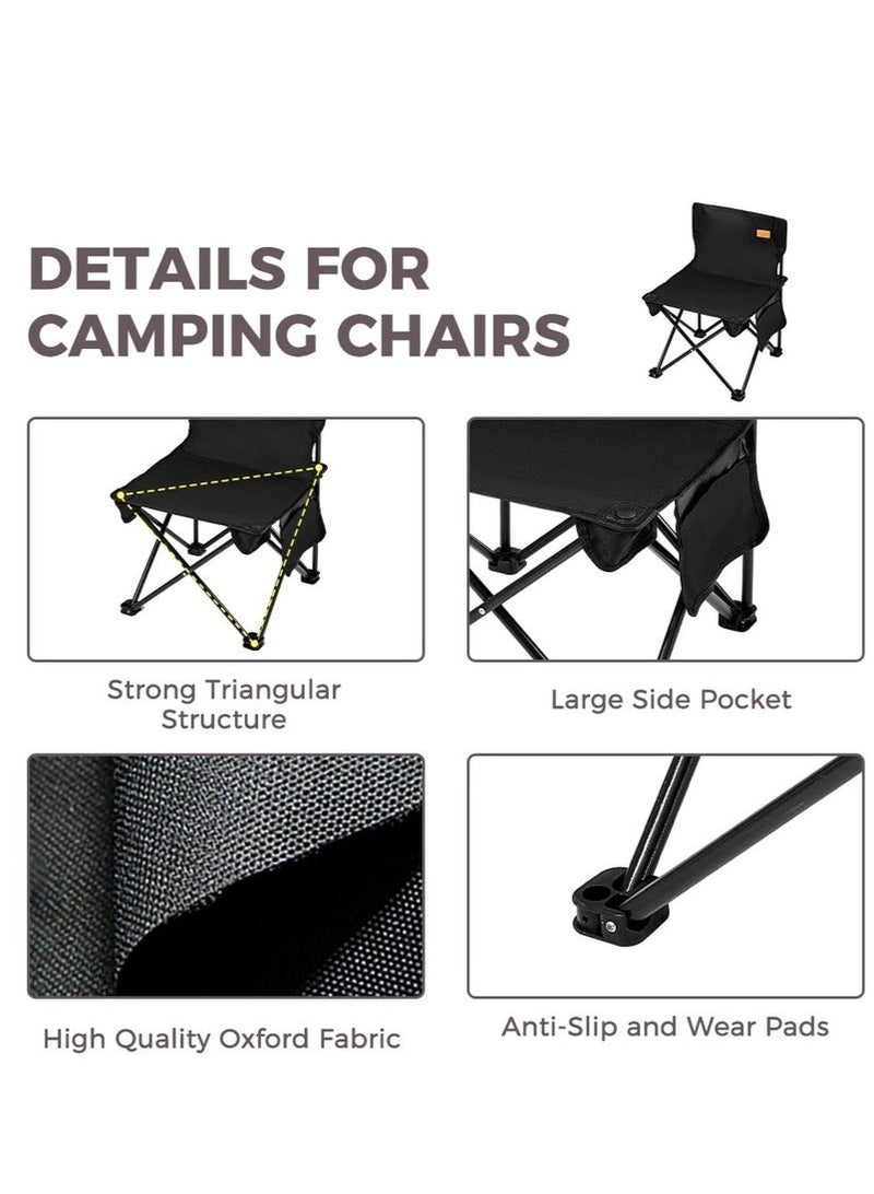 Mereza Camping Furniture Set, Foldable Camping Table and Chairs, Portable Family Travel Camping Picnic Table and Chairs Set, Multifunctional Foldable Travel Table and Chairs Set Camping Table for Outdoor Barbecue, Cooking, Party, Beach - Image 5