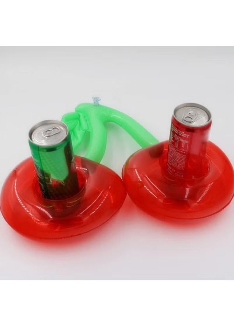 1pcs Inflatable Cherry Drink Holder: Perfect Pool Party Toy for Summer Swimming Pool Decoration! - Image 3